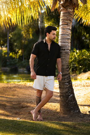 Camisa Resort Linho MC Overcut