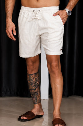 Short Resort Linho Overcut