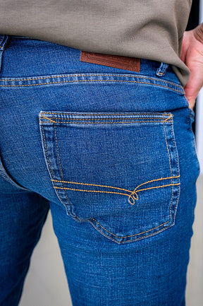 Calça Slim Jeans Motion Flex Índigo 02