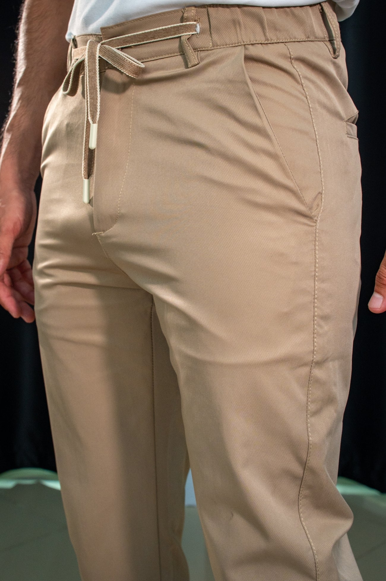 Calça Regular Piastri Cordão