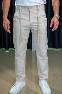 Calça Regular Piastri Cordão