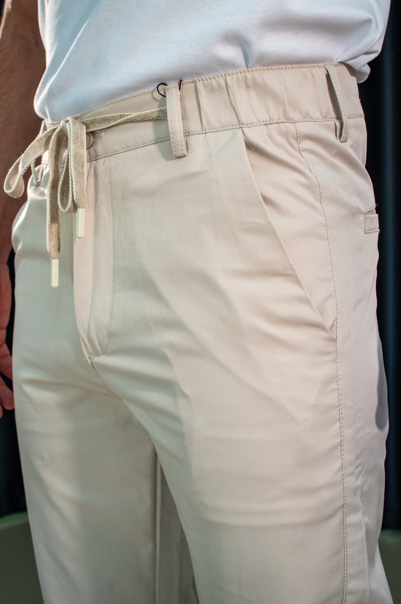 Calça Regular Piastri Cordão