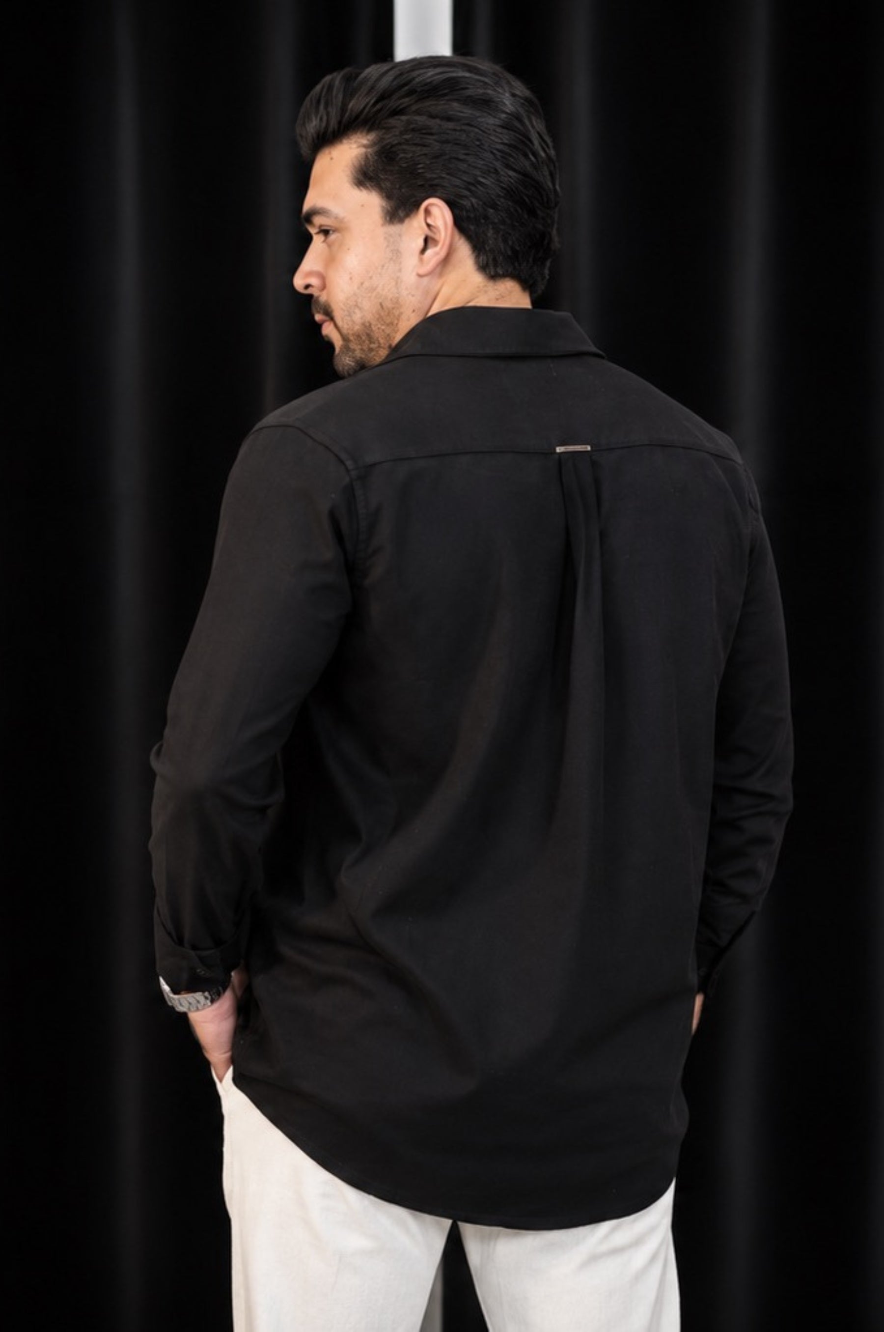 Camisa Resort Linho ML Overcut