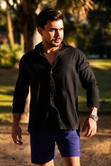 Camisa Resort Linho ML Overcut